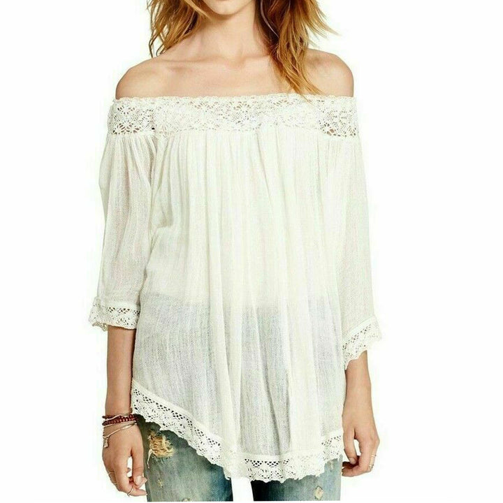 Denim & Supply Ralph Lauren Crochet Tunic Top