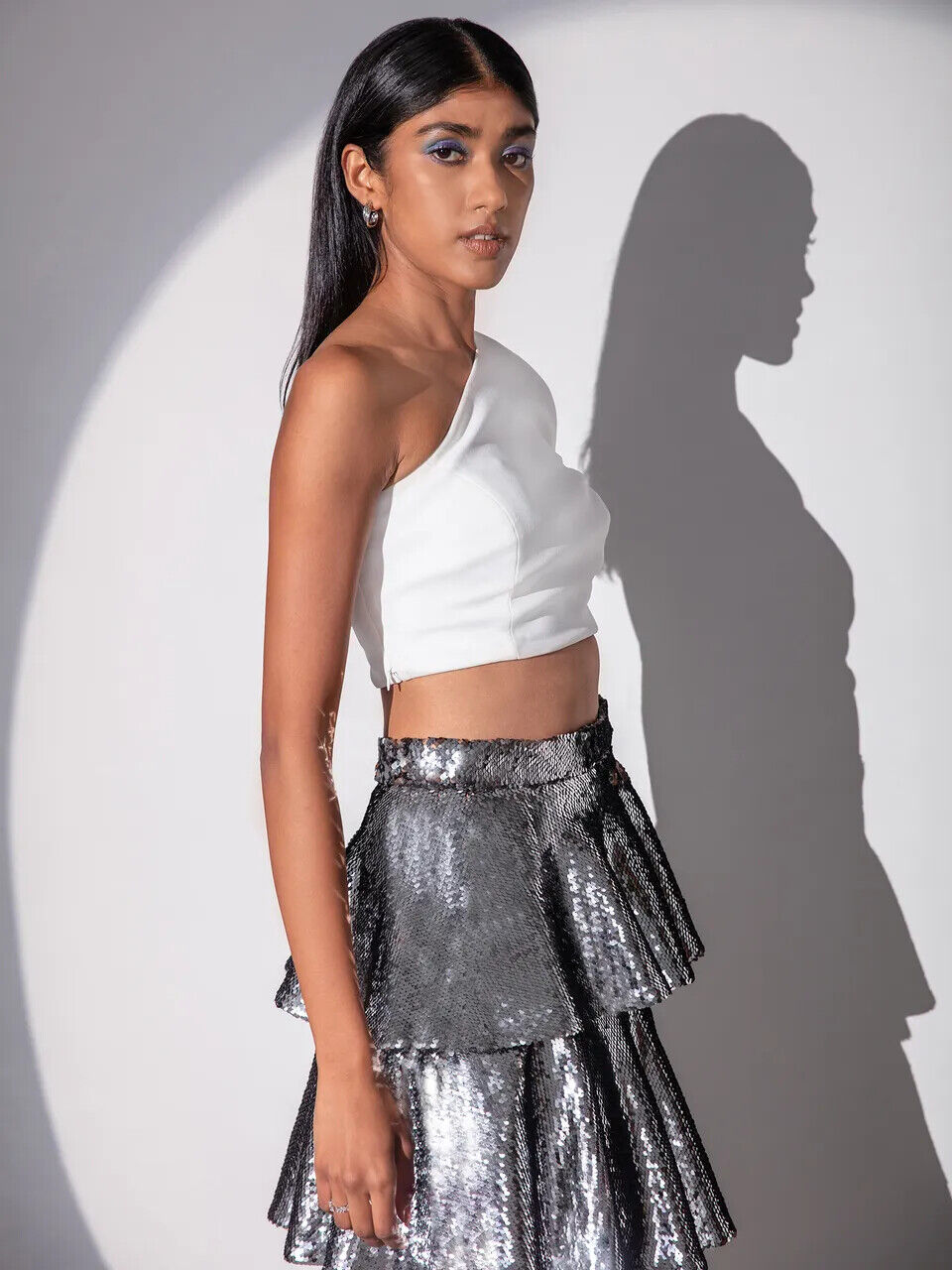 RSVP Nikhil Thampi White An Angel Among Us Cropper Top