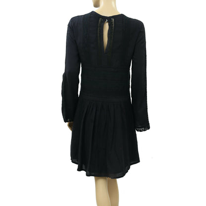 IRO Kelen Lace Black Tunic Dress