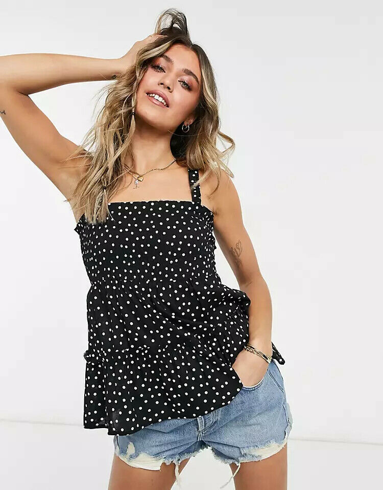 asos shirred top