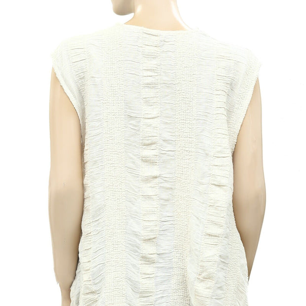 Free People Endless Summer Ivory Tank Tunic Top