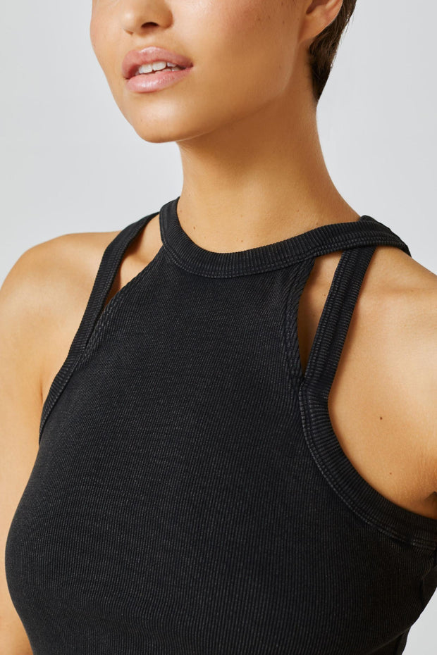 Daily Practice by Anthropologie Ribbed Tank Blouse Shirt Top