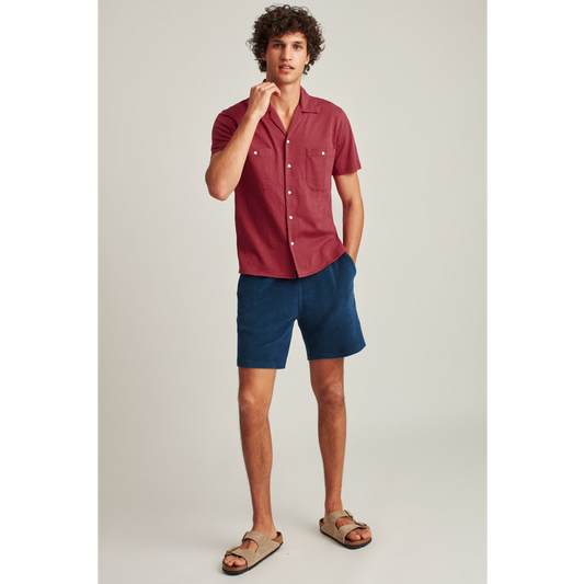 BONOBOS Garment Dyed Solid HAWAIIAN Men's Shirt