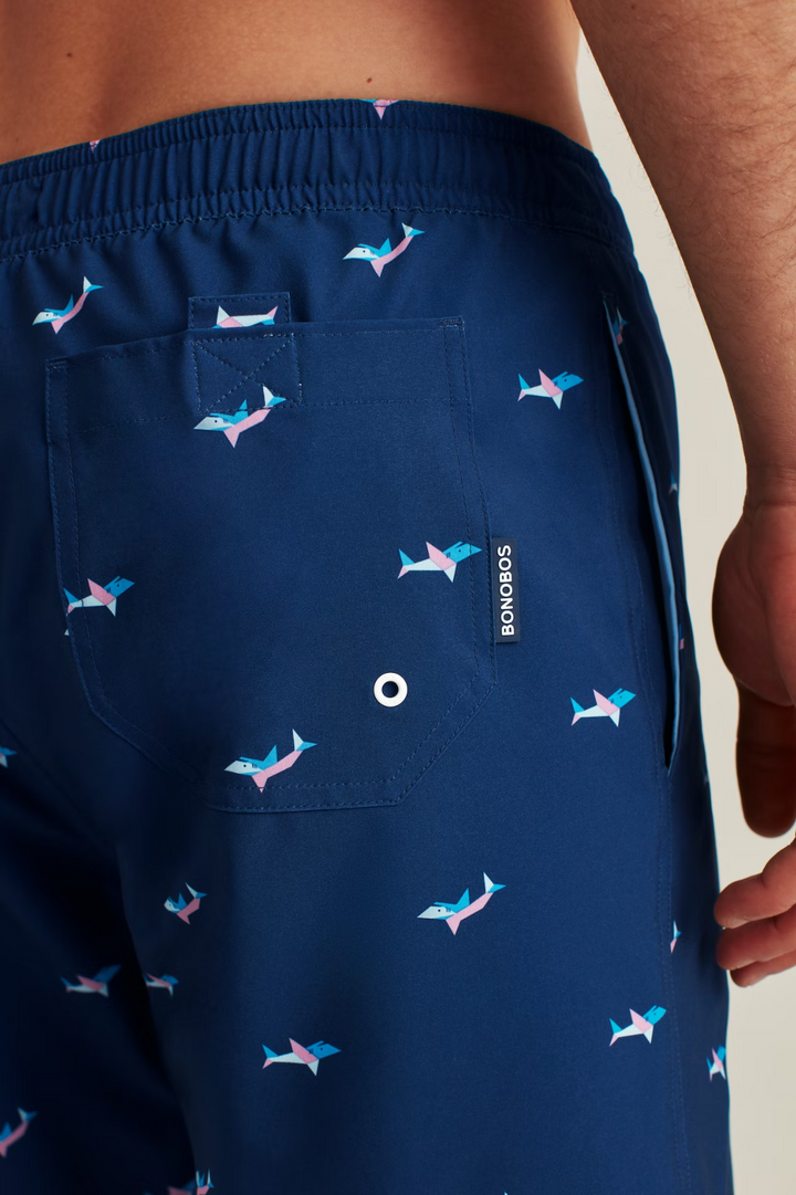 Bonobos Riviera Recycled Swim Trunks Geo Sharks Shorts