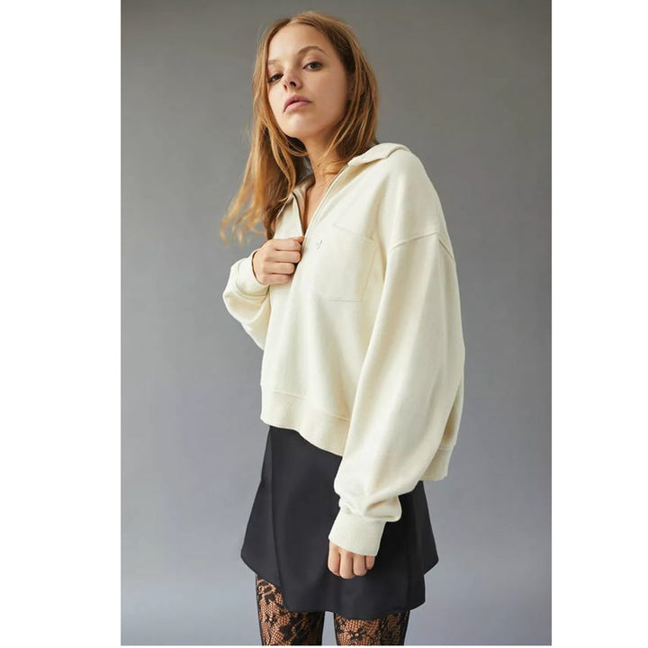 BDG Urban Outfitters Ellie Half-Zip Sweatshirt Top