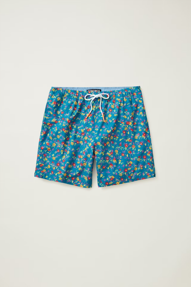 Bonobos Riviera Recycled Swim Trunks Floral Storm Shorts