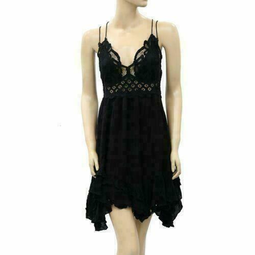 Free People FP One Adella Slip Mini Dress White Chocolate Couture Free People FP One Adella Slip Mini Dress White Chocolate Couture
