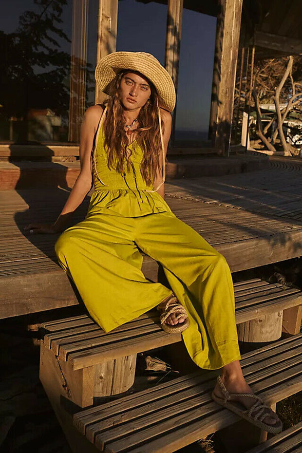 Free People Day Glow One-Piece Endless Summer Jumpsuit Dress