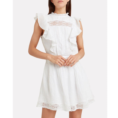 Frame Lace Inset Mini Dress
