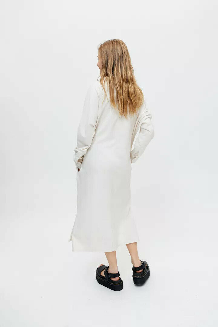 Urban Outfitters UO Spencer Polo Shirt Midi Dress White Chocolate Couture Urban Outfitters UO Spencer Polo Shirt Midi Dress White Chocolate Couture