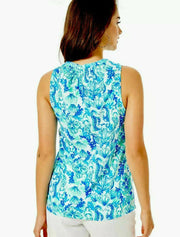 Lilly Pulitzer Essie Tank Blouse Top