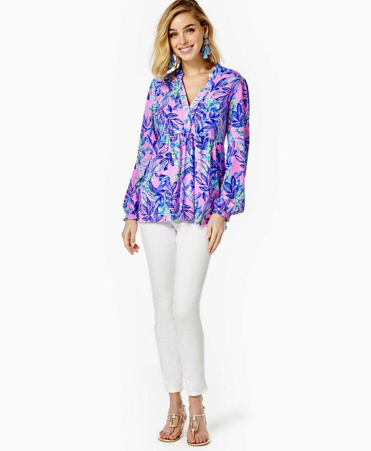 Lilly Pulitzer Winona Knit Tunic Top S