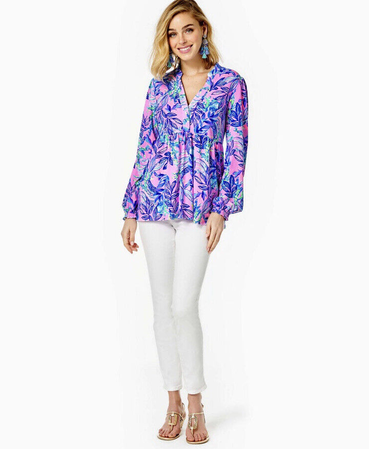 Lilly Pulitzer Winona Knit Tunic Top S