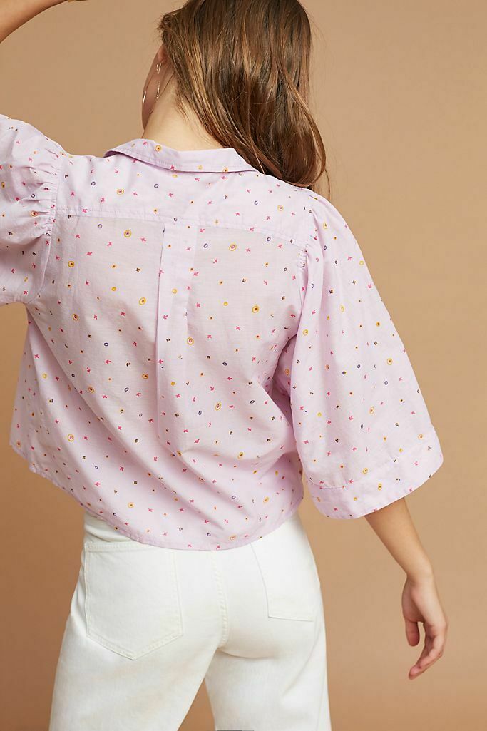 Maeve Anthropologie Eliot Popover Blouse Top