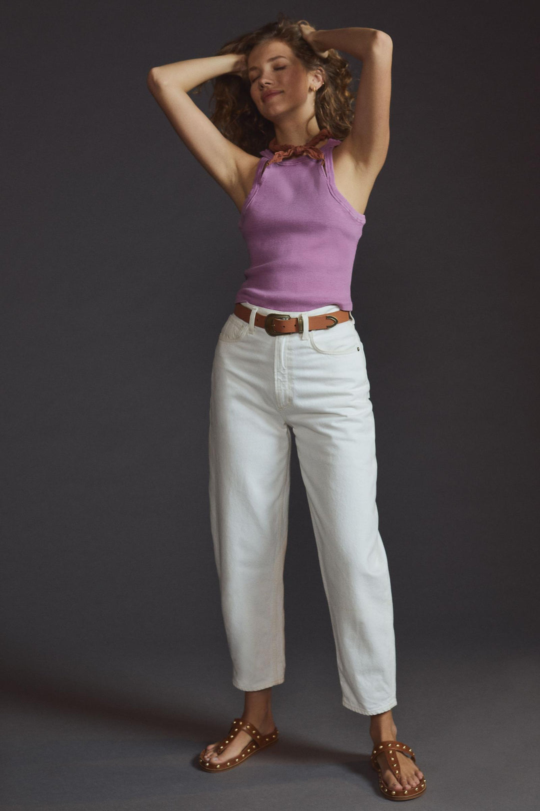 Daily Practice by Anthropologie Ribbed Tank Blouse Shirt Top