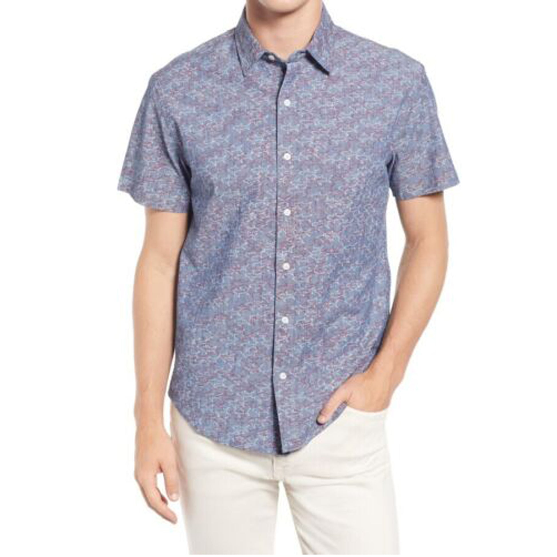 shark short sleeve button down