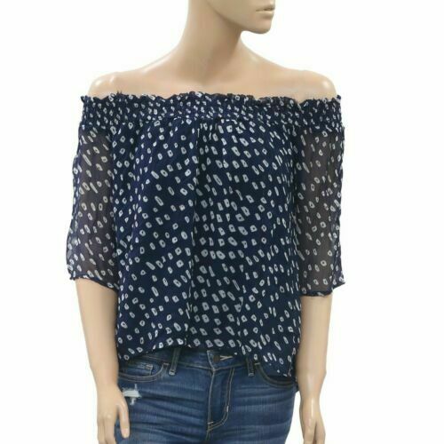 Velvet by Graham & Spencer Anthropologie Vida Iman Print Blouse Top