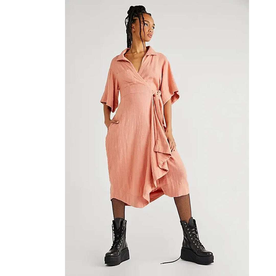 Women's Carefree Days Midi by Endless Summer at Free People in Savannah Red, Size: S