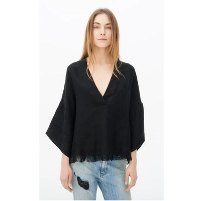 IRO Grenad Linen Blouse Top S 36