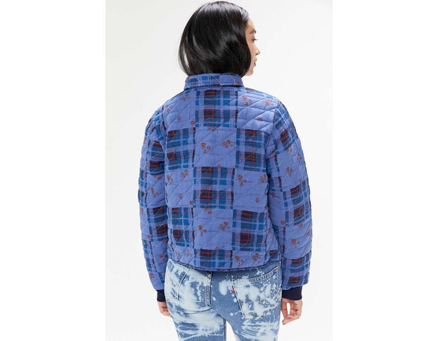 Urban Outfitters UO Markey 拼布绗缝衬衫夹克